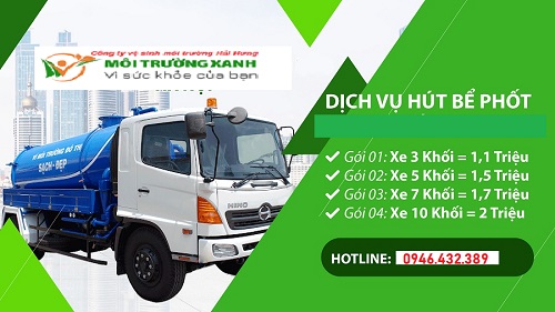 thông hút bể phốt nhanh chóng