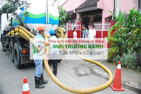 hút bể phốt tại Phúc yên giá rẻ