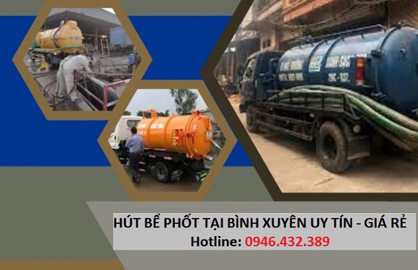 hút bể phốt tại bình xuyên vĩnh phúc