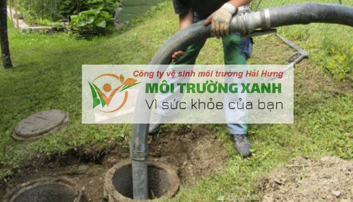 thông hút bể phốt tại khu công nghiệp yên lạc