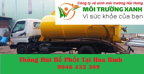thông hút bể phốt tại hòa bình