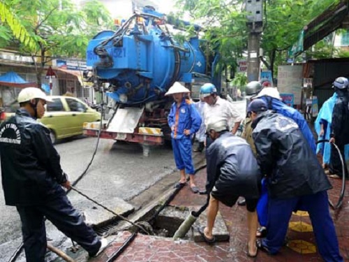 thông hút bể phốt tại cao phong