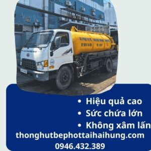 thông tắc cống Hòa Bình không xâm lấn